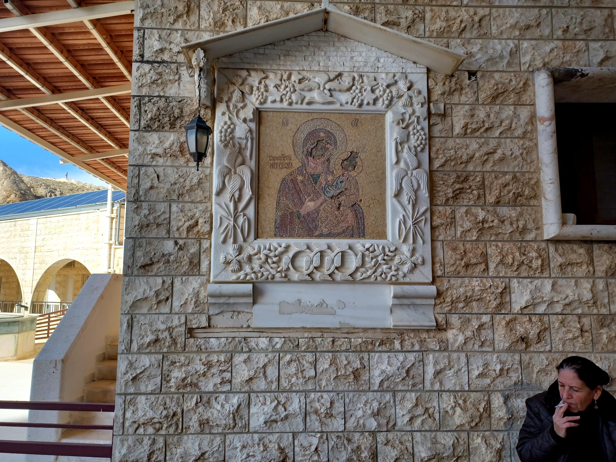 Icône au monastère Sainte-Thècle de Maaloula